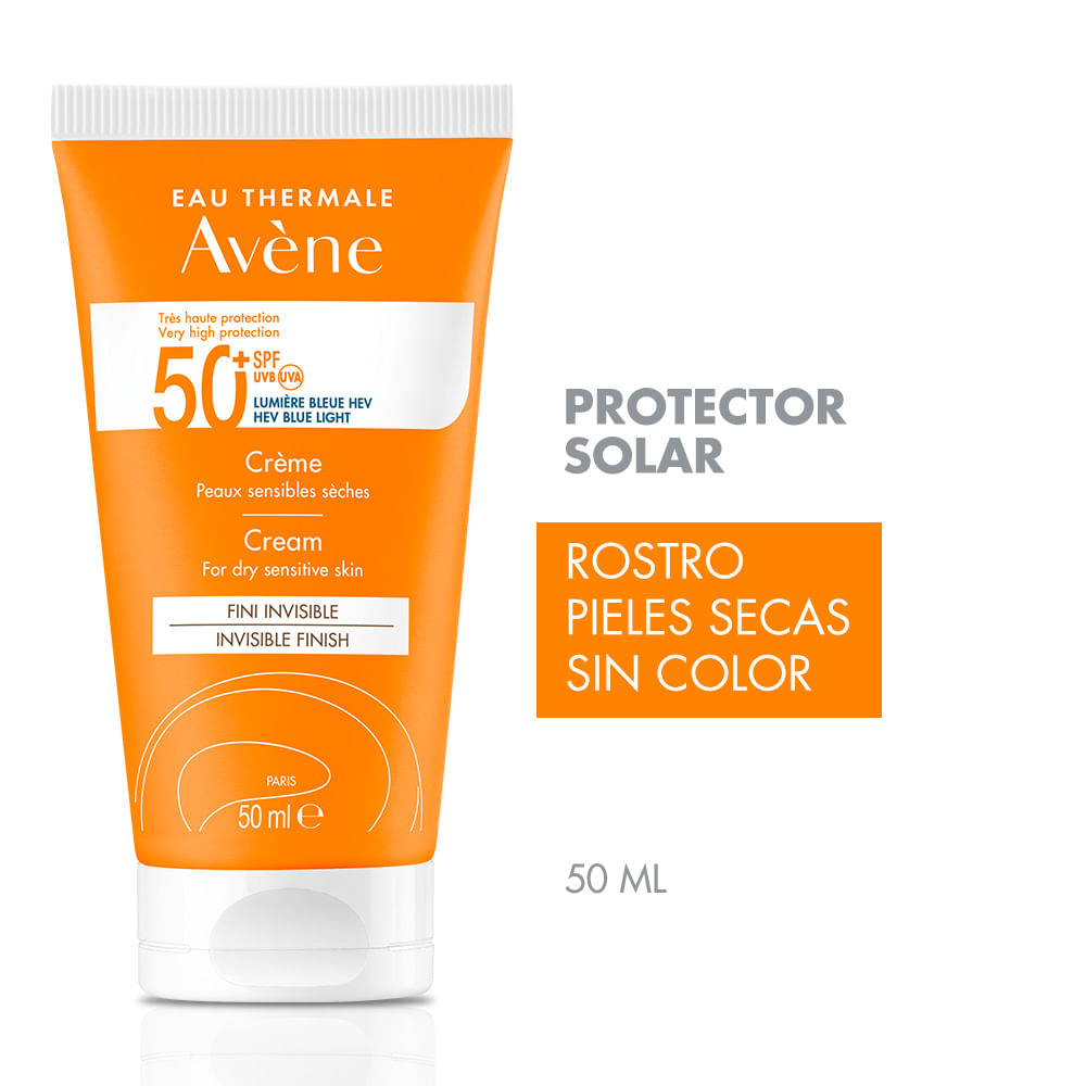 Protector Solar Facial Avene Triasorb Crema SPF50 50ml