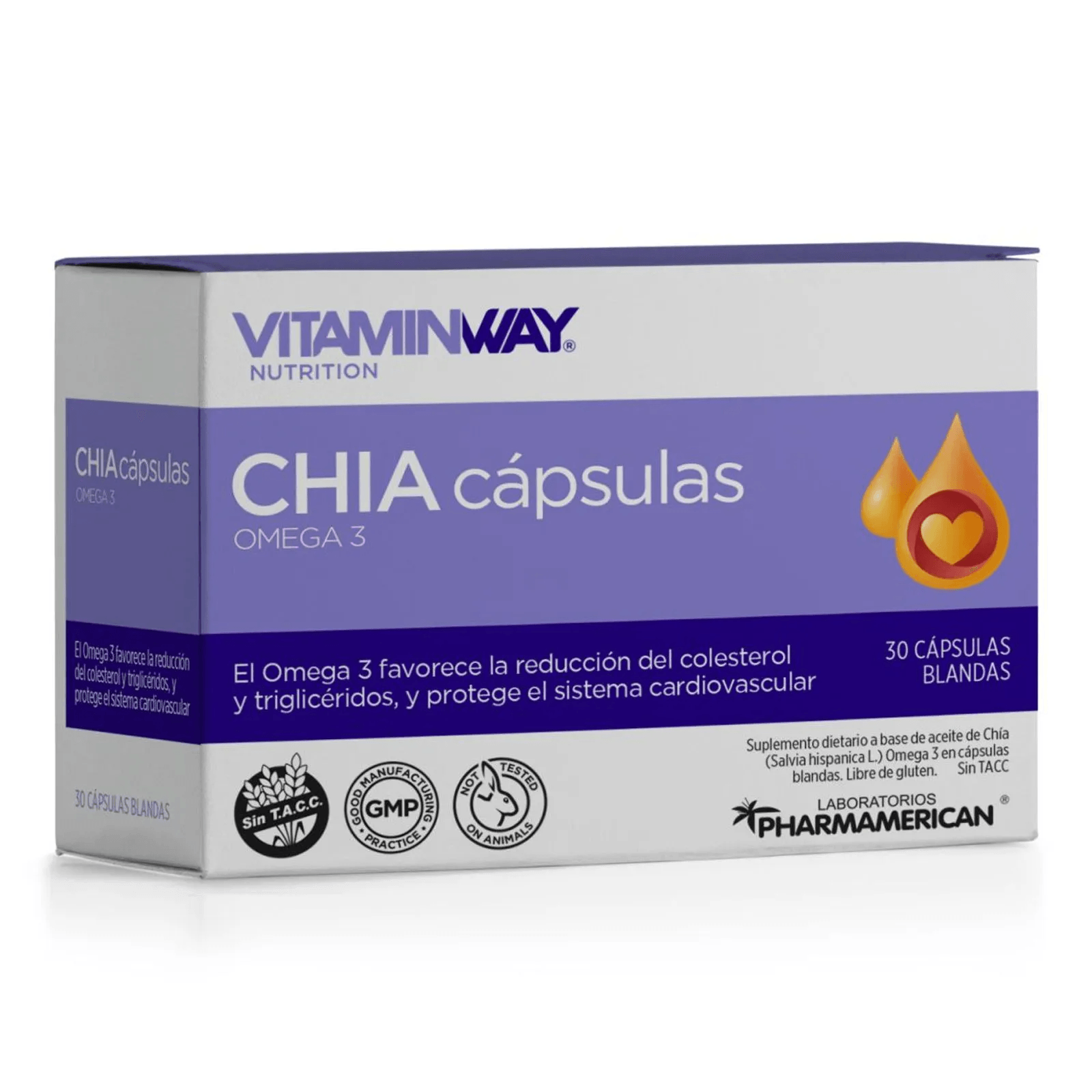 Vitamin Way Omega 3 Aceite de Pescado x 30 Cápsulas