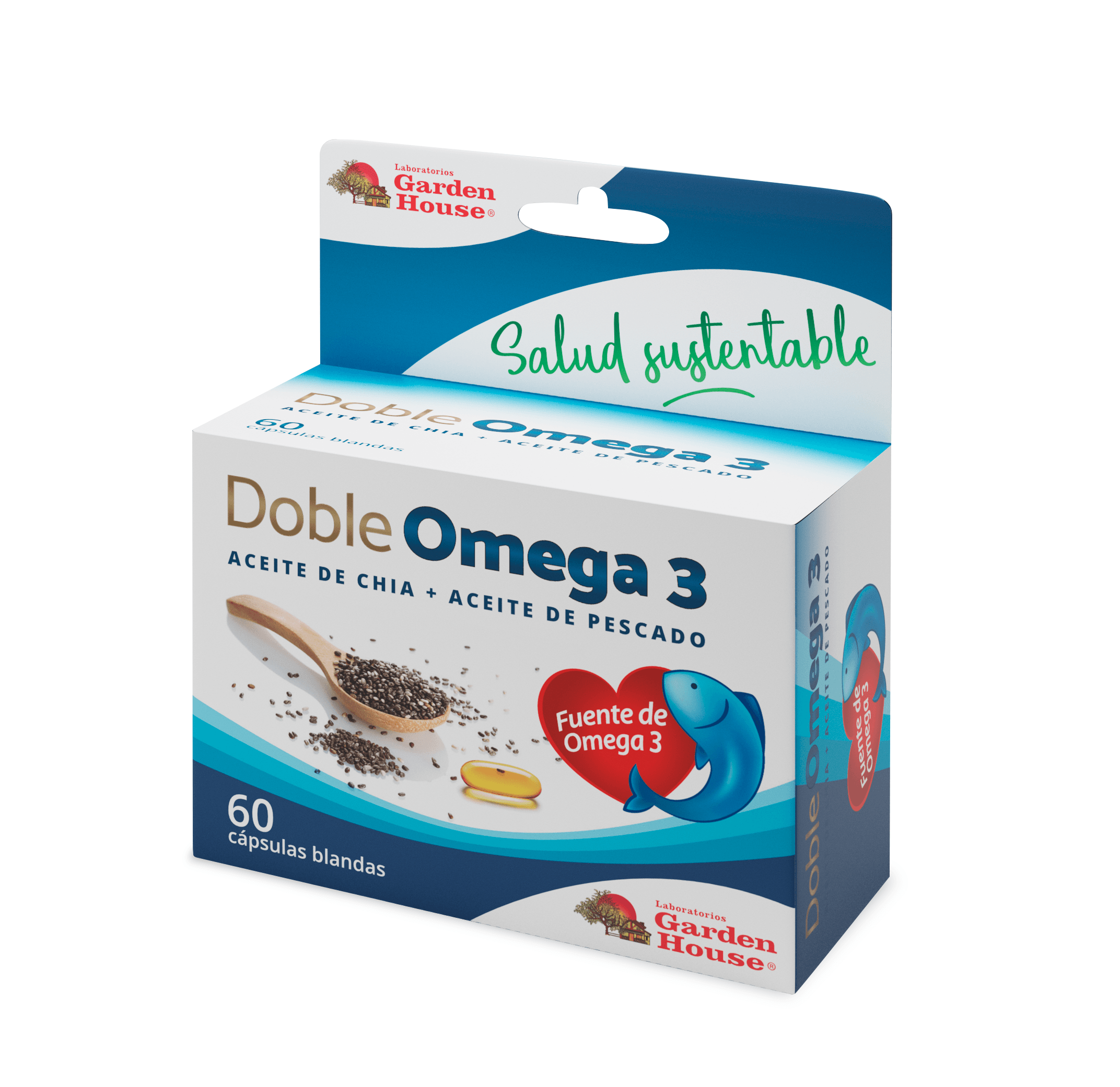 Garden House Doble Omega 3 x 60 Cápsulas Blandas