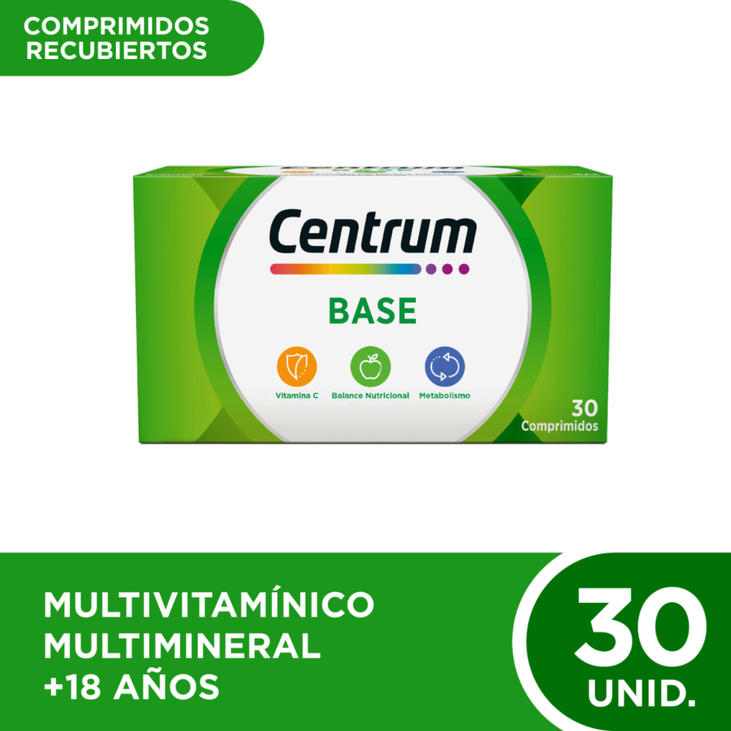 Centrum Base Multivitamínico Multimineral x 30 Comp