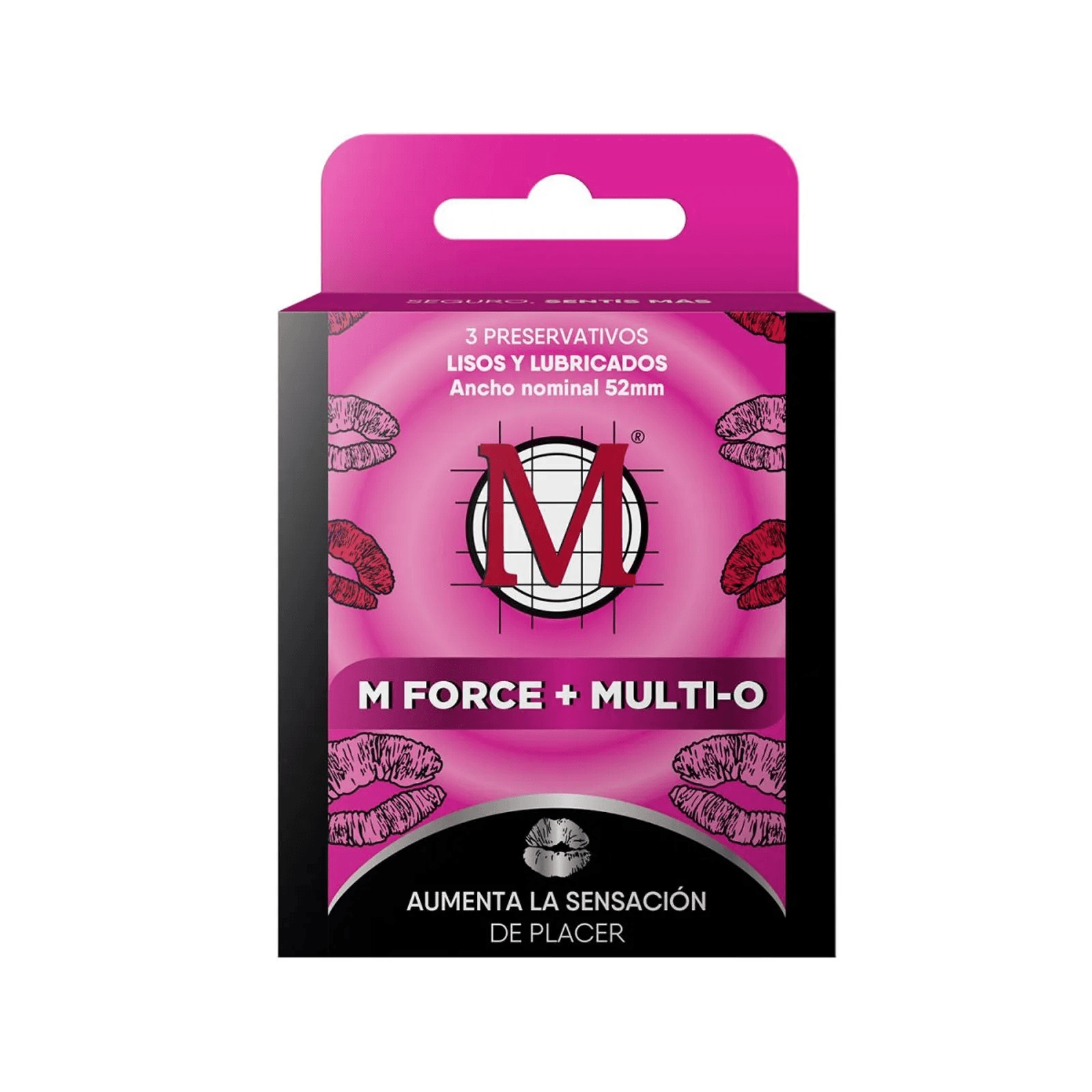 M Force Preservativos Lubricados + Multi O 3 Unidades