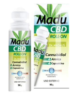MADU CBD Roll On con Tintura Madre de Árnica x90gr