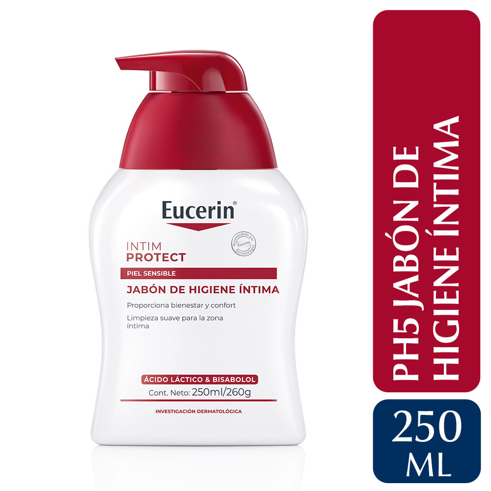 Jabón Higiene Íntima Eucerin para Piel Sensible 250ml
