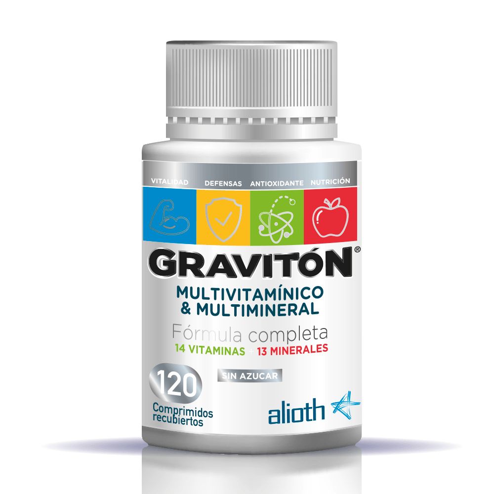 Gravitón Multivitamínico y Multimineral x 120 Comp