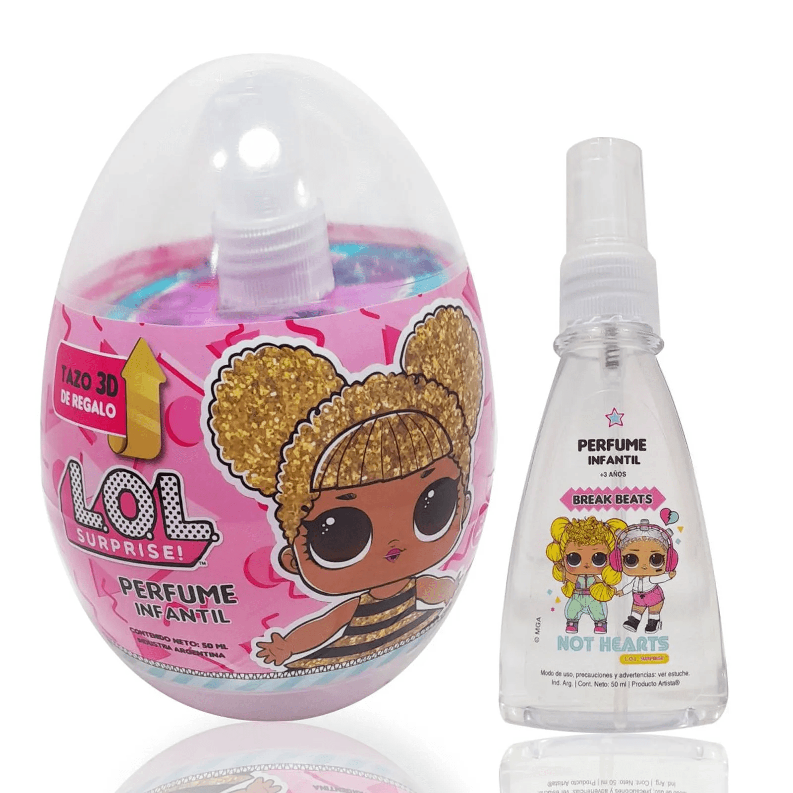 Lol Surprise Perfume Infantil Capsula + Tazo 3d 50ml