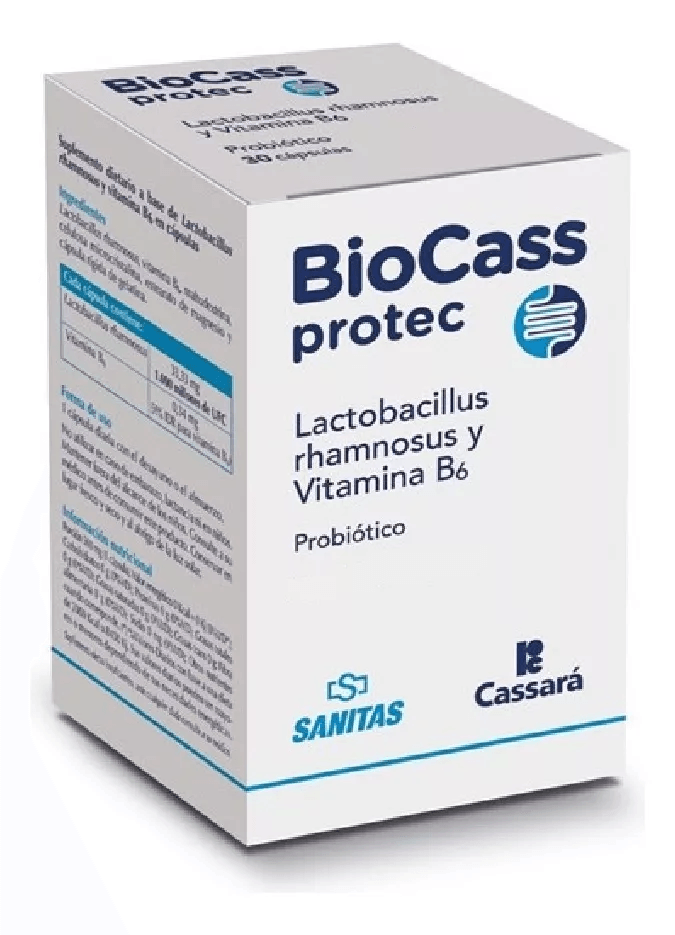 Biocass LR Protec Probióticos y Vitamina B6 x 10 Caps