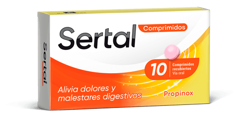 Sertal Alivia Dolores y Malestares Digestivos 10 comprimidos recubiertos