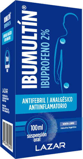 Ibumultin Ibuprofeno 2% Analgésico Antifebril suspensión 100ml