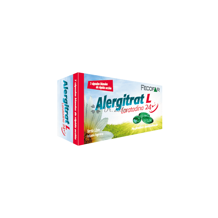 Alergitrat L Loratadina Antialérgico 7 cápsulas blandas