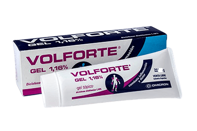Antiinflamatorio Volforte Gel 1.16%  Analegésico Diclofenac 50g