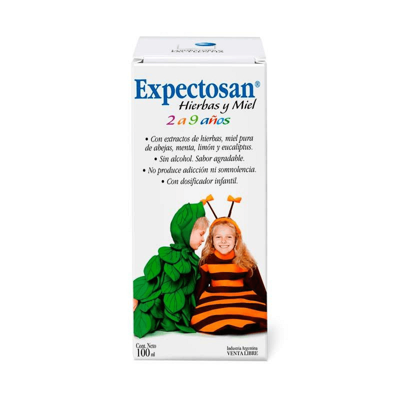 Expectosan Hierbas y Miel de 2 a 9 Años Jarabe para la Tos 100ml