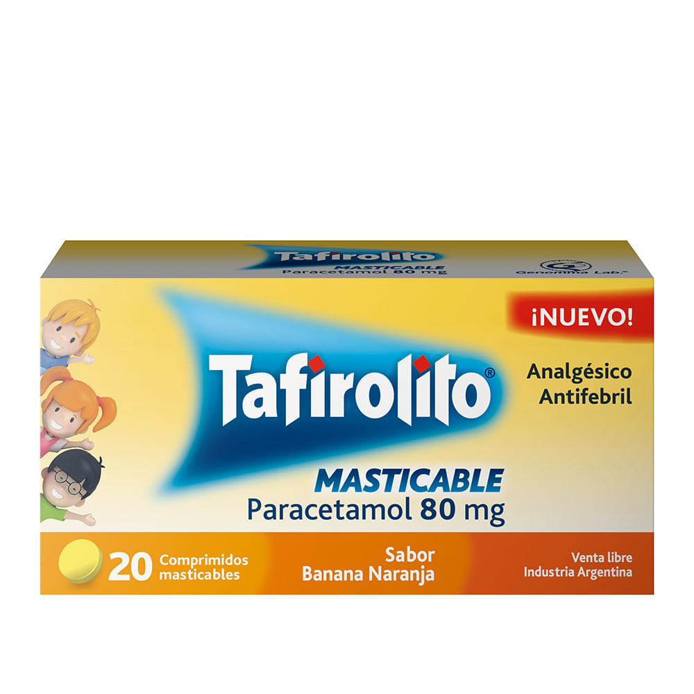 Tafirolito 80 mg masticables x 20 Comprimidos