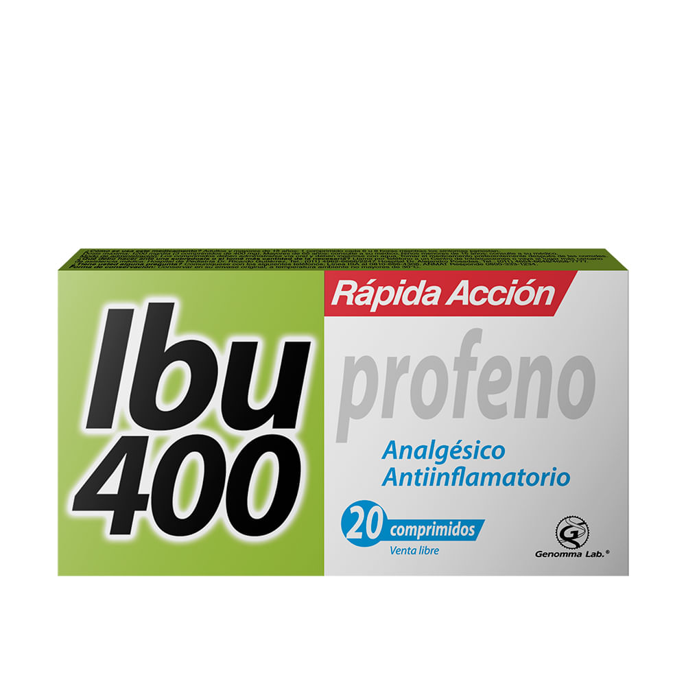 IBU 400 Ibuprofeno 400 mg x20