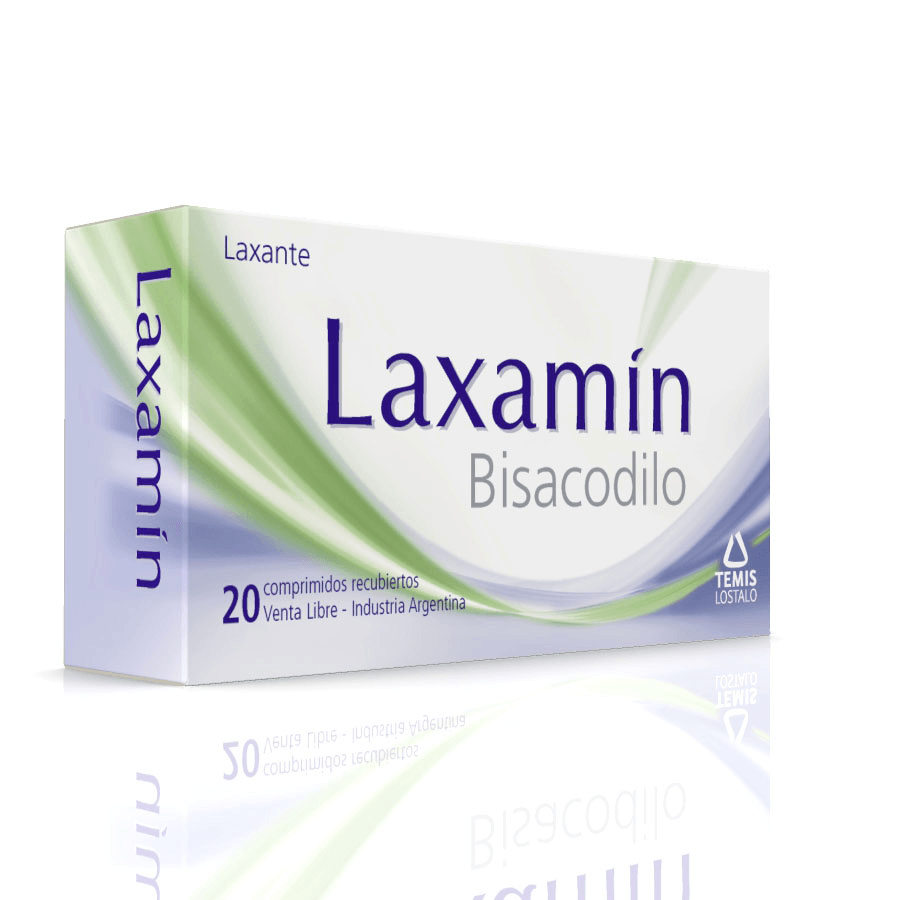 Laxamin Laxante Bisacodilo 5mg 20 comprimidos