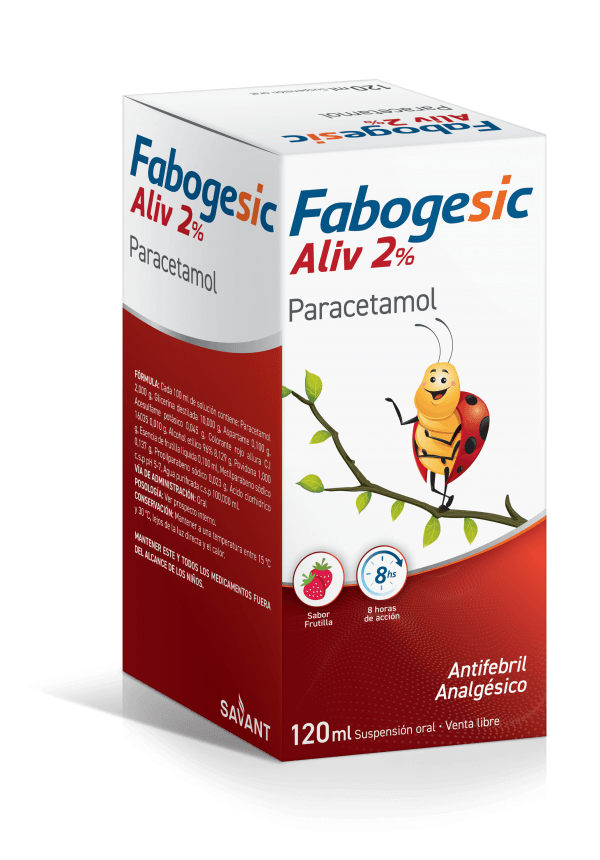 Favogesic Aliv Paracetamol Suspensión Oral 120ml