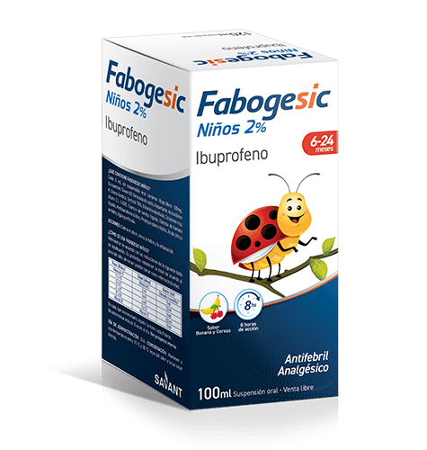 Fabogesic Ibuprofeno 2% Suspensión Oral 100ml