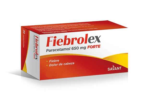 Fiebrolex Paracetamol 650mg 90 comprimidos