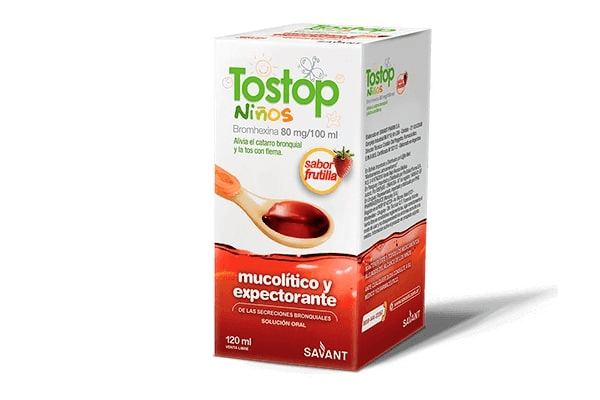 Expectorante Tostop Niños Mucolítico Bronquial Jarabe 120ml