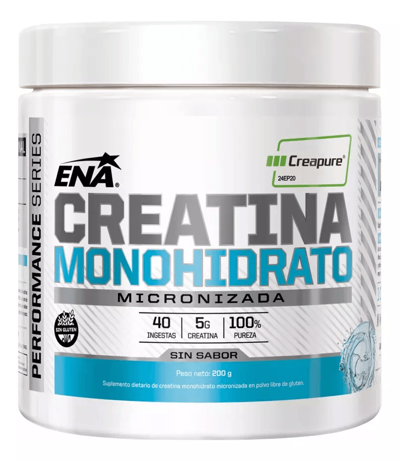 Creatina Creapure Monohidrato Ena Sport Sin Sabor 200g