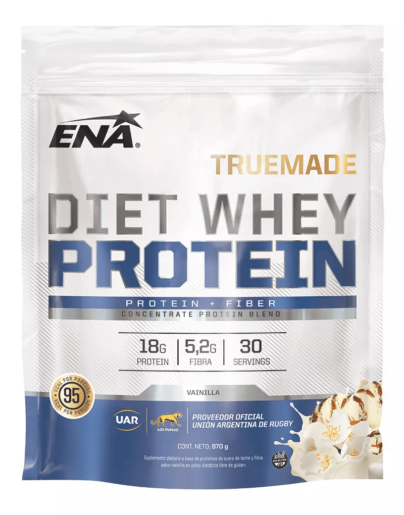 Truemade Diet Protein Ena Sport Polvo Proteina + Fibra