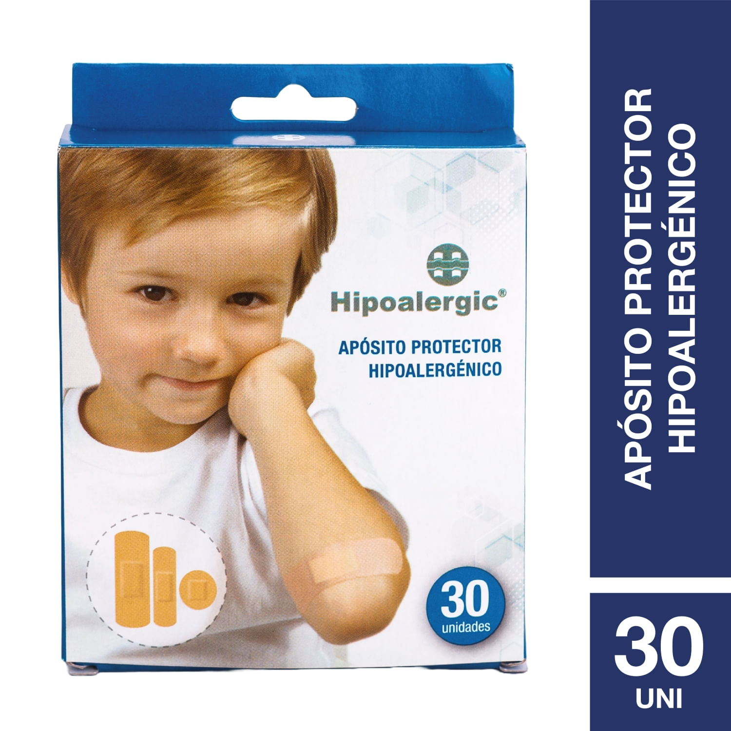 Hipoalergic Poly Apósitos Adhesivos Plásticos Surtidos  (30 Unidades)