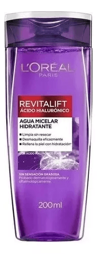 Agua Micelar L'Oreal Paris Revitalift Acido Hialuronico