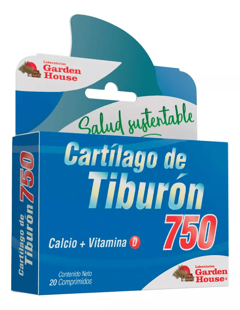 Suplemento Garden House Cartilago De Tiburon 30 Comprimidos