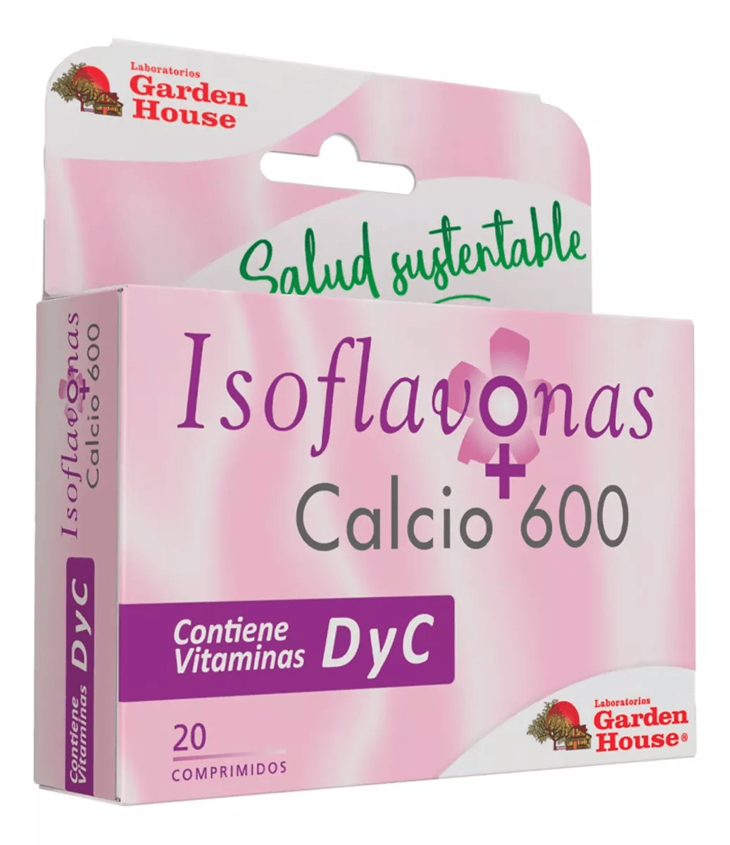 Isoflavonas Soja + Calcio 600 Garden House x 20 Comp