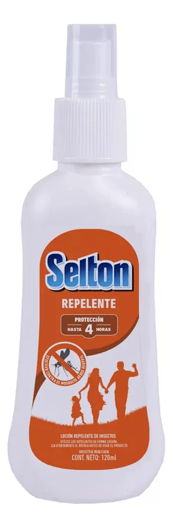 Repelente Mosquitos Selton Spray 120ml 4 Horas