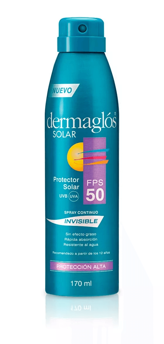 Protector Solar FPS50 Spray Continuo Dermaglós 170ml