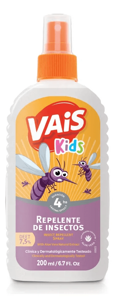 Repelente De Mosquitos Insectos Spray Stop Vais Kids 200ml