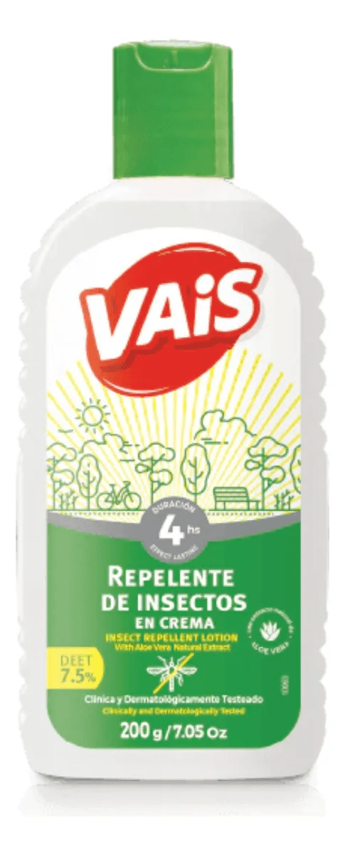 Repelente Vais Mosquitos Insectos Crema 200g