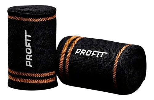 Venda Deportiva Algodón Profit Negra 8 X 2,5m Tobillo Muñeca
