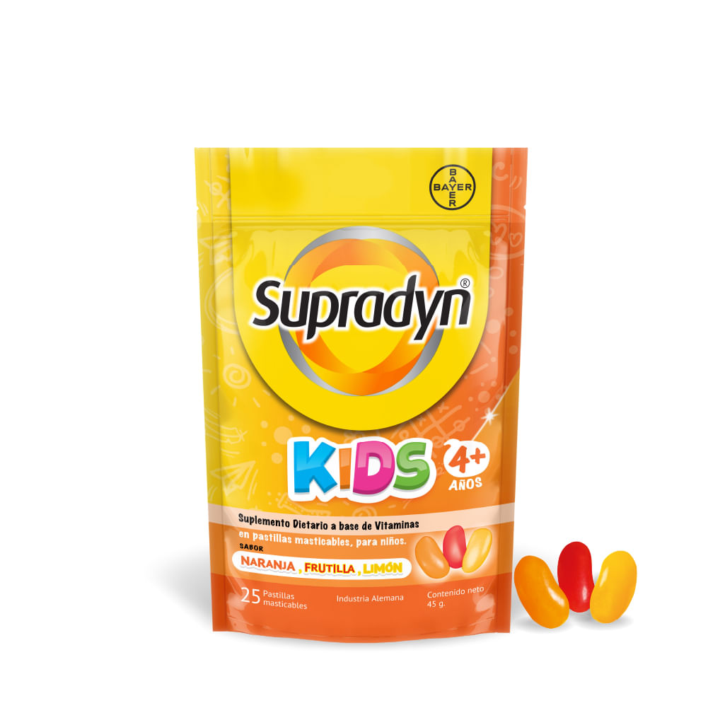 Supradyn Kids Multivitamínico x 25 Masticables