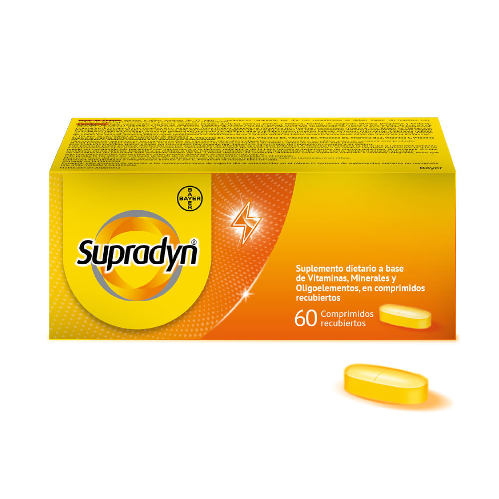 Supradyn Suplemento Vitaminas Minerales 60 Comprimidos
