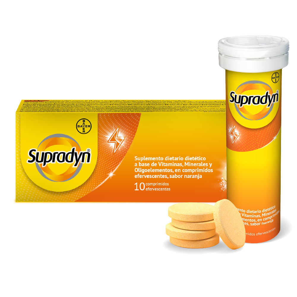 Supradyn Suplemento Multivitamínico 10 Comprimidos Efervescentes