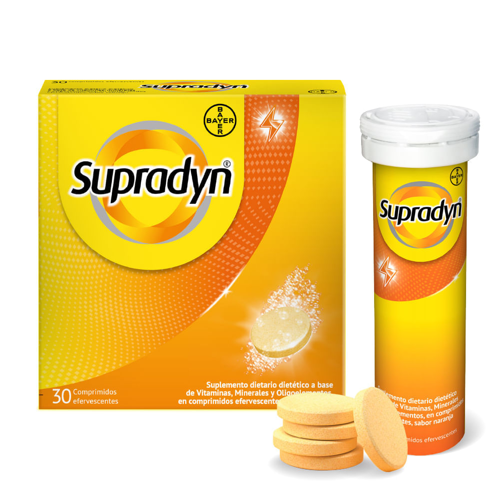 Supradyn Suplemento Multivitamínico 30 Comprimidos Efervescentes