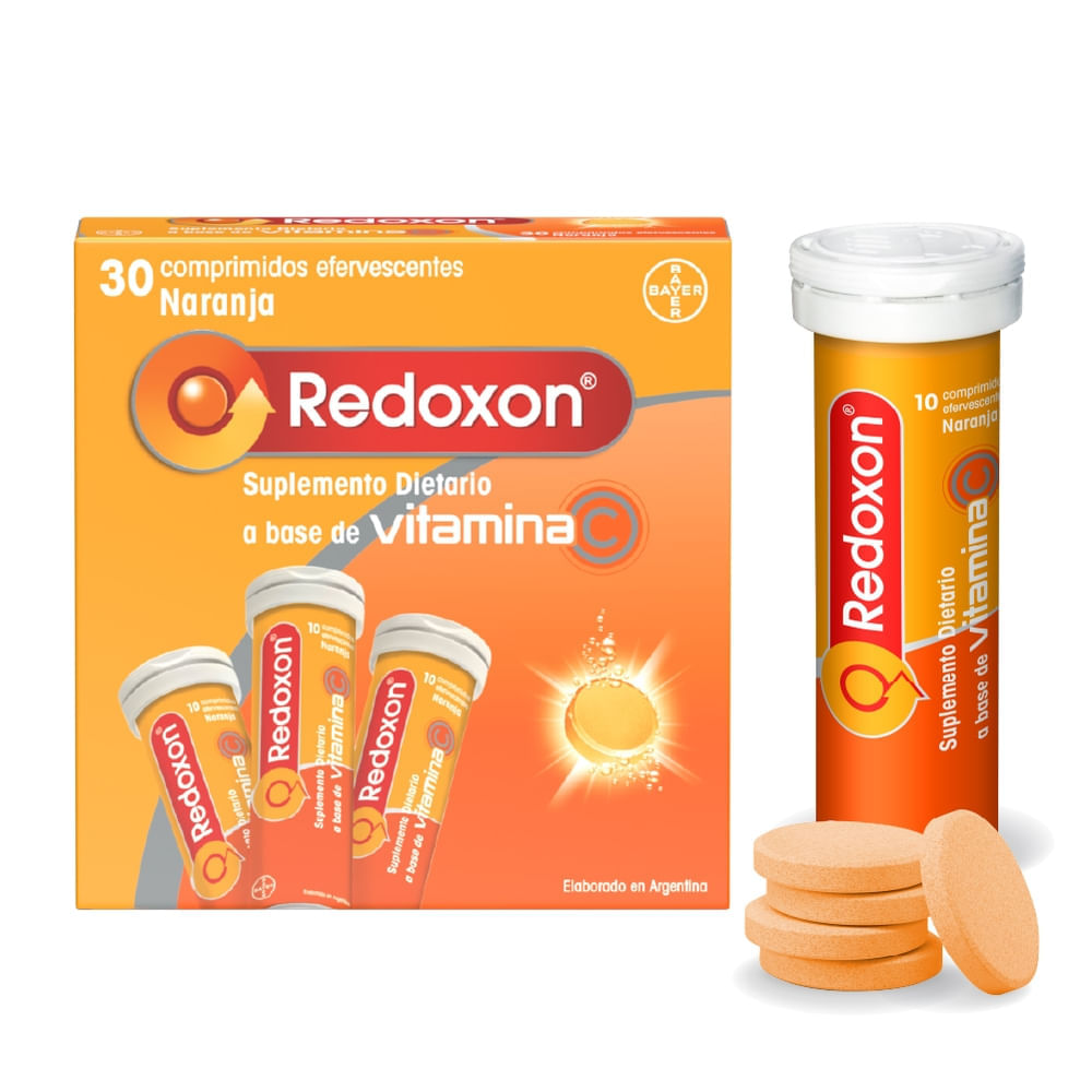 Redoxon Suplemento Vitamina C 1g Efervescente x 30