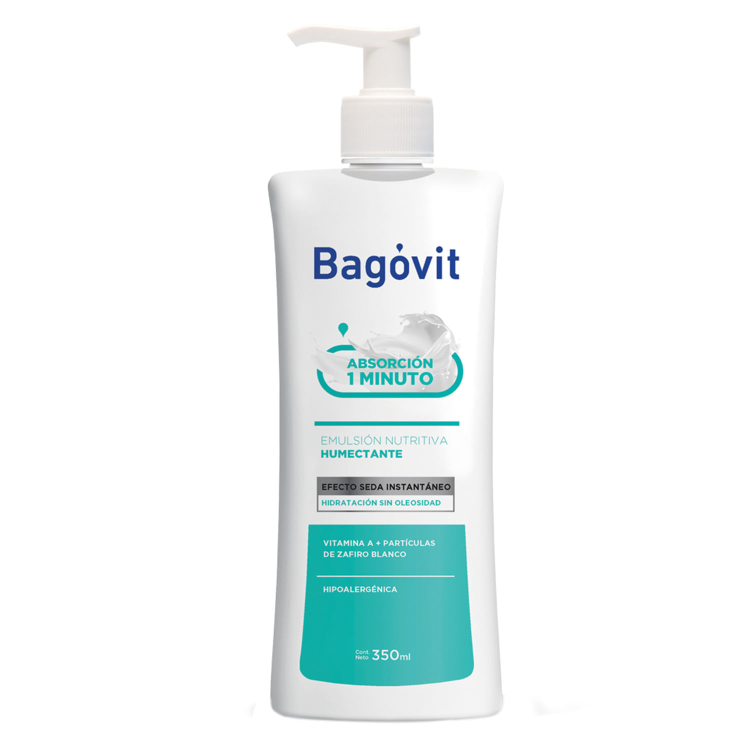 Emulsión Hidratante Bagóvit A Efecto Seda 350g