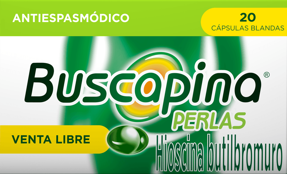 Buscapina Perlas x20 cápsulas blandas – Alivio de espasmos