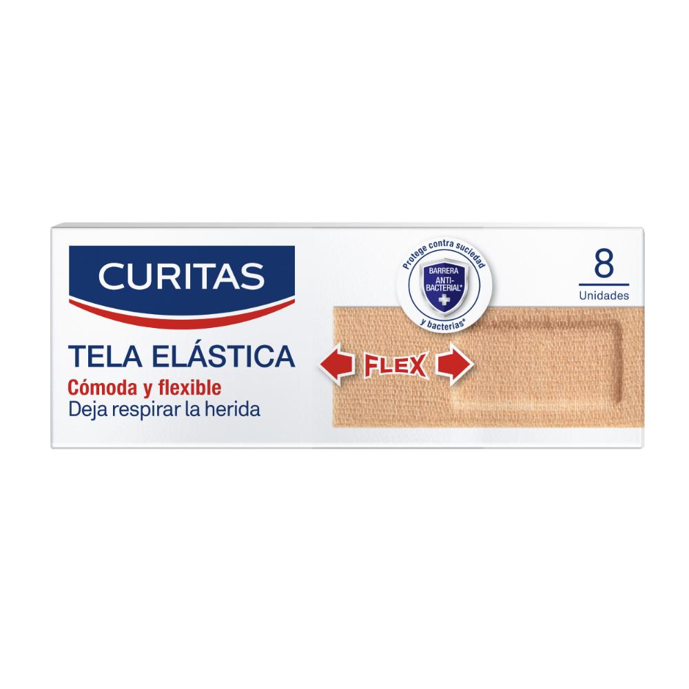 Curitas Tela Elástica Comida Flexible Tela Elástica X8 Uds
