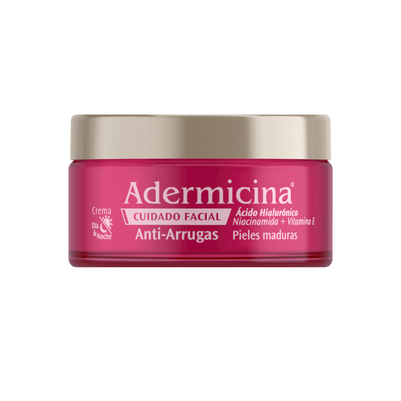 Crema Facial Anti-arrugas Adermicina Ácido Hialurónico 100g