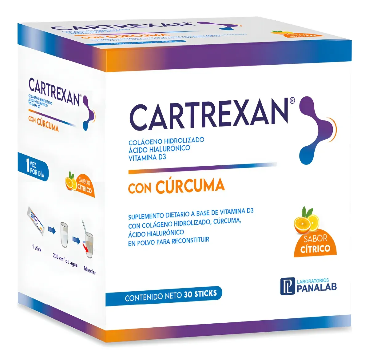 Cartrexan Glucosamina Sticks Sabor Naranja x 30 Uds