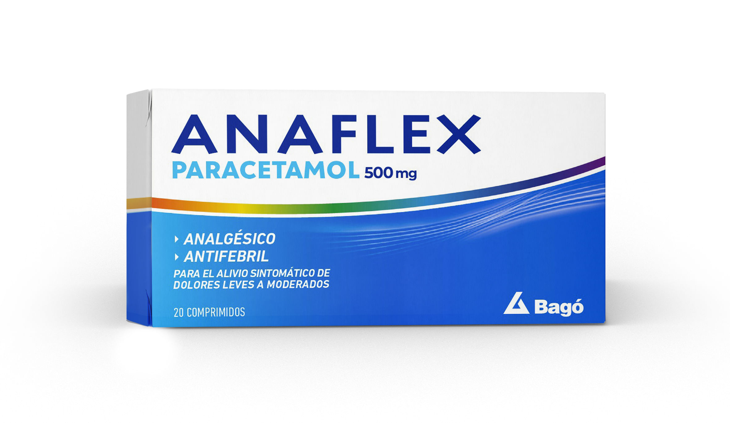 Anaflex Paracetamol 500mg Analgésico y Antifebril