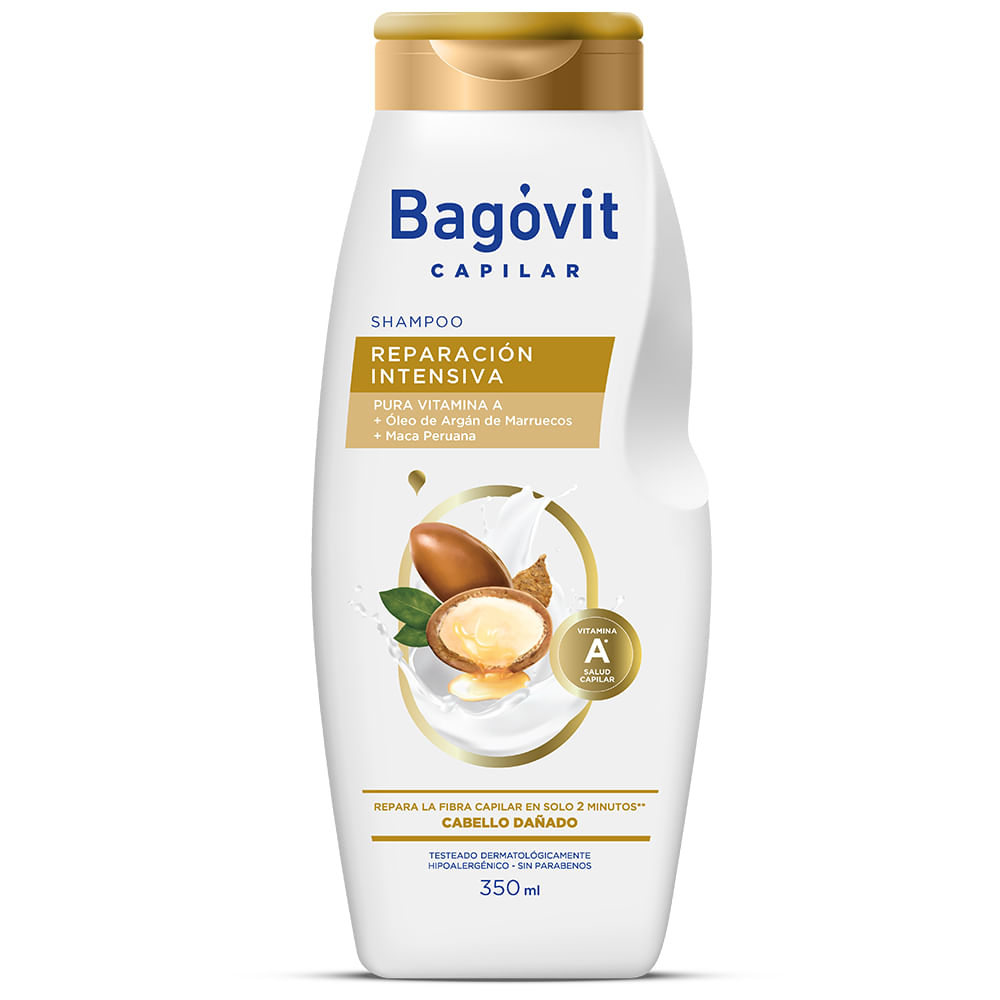 Bagóvit Capilar Reparación Intensiva Shampoo x 350 ml