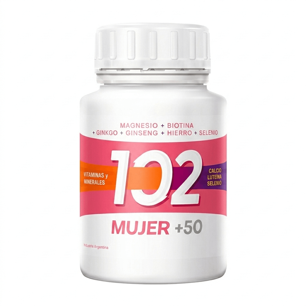 102 Mujer +50 Multivitamínico x 30 Comprimidos