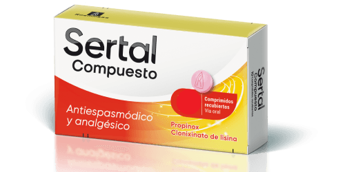 Sertal Compuesto VL Antiespasmódico y Analgésico 20 comprimidos recubiertos