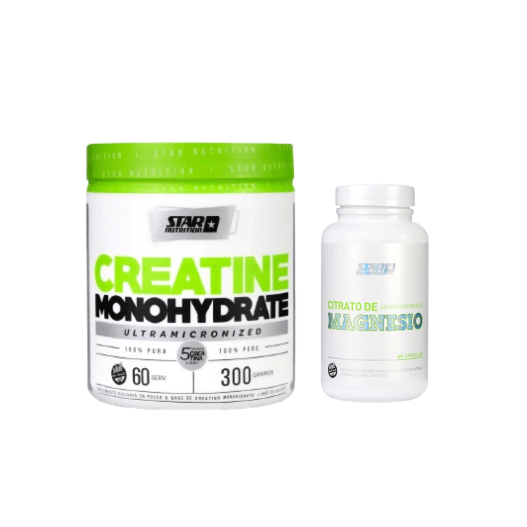 Star Nutrition Combo Creatina y Citrato de Magnesio
