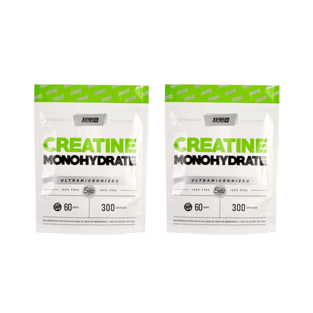 Star Nutrition Combo Creatina Monohidrato Pura 300g