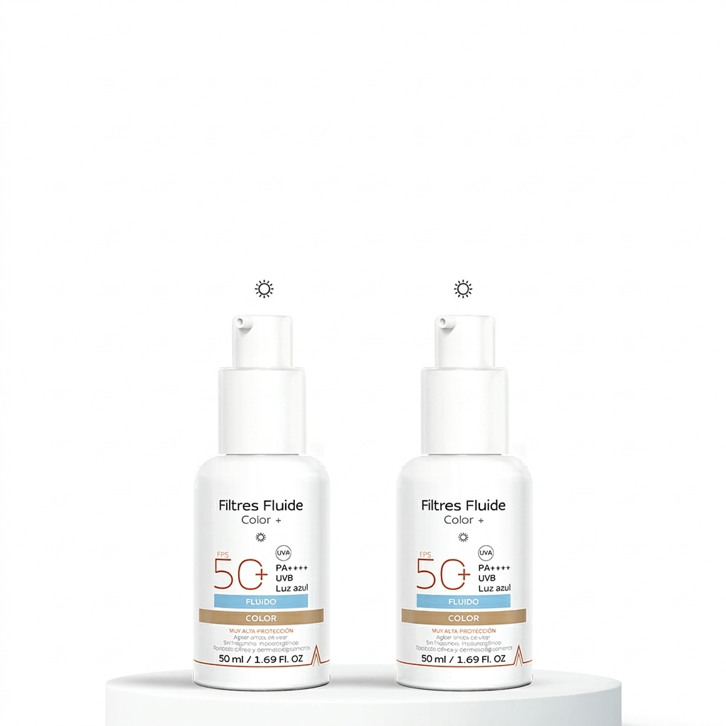 Protector Solar Facial con Color Cepage Filtres Fluide Color 50ml